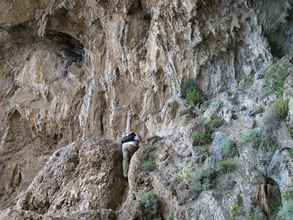 particolare della grotta delle noglie