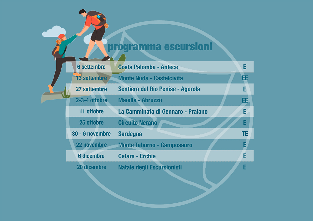 programma escursioni